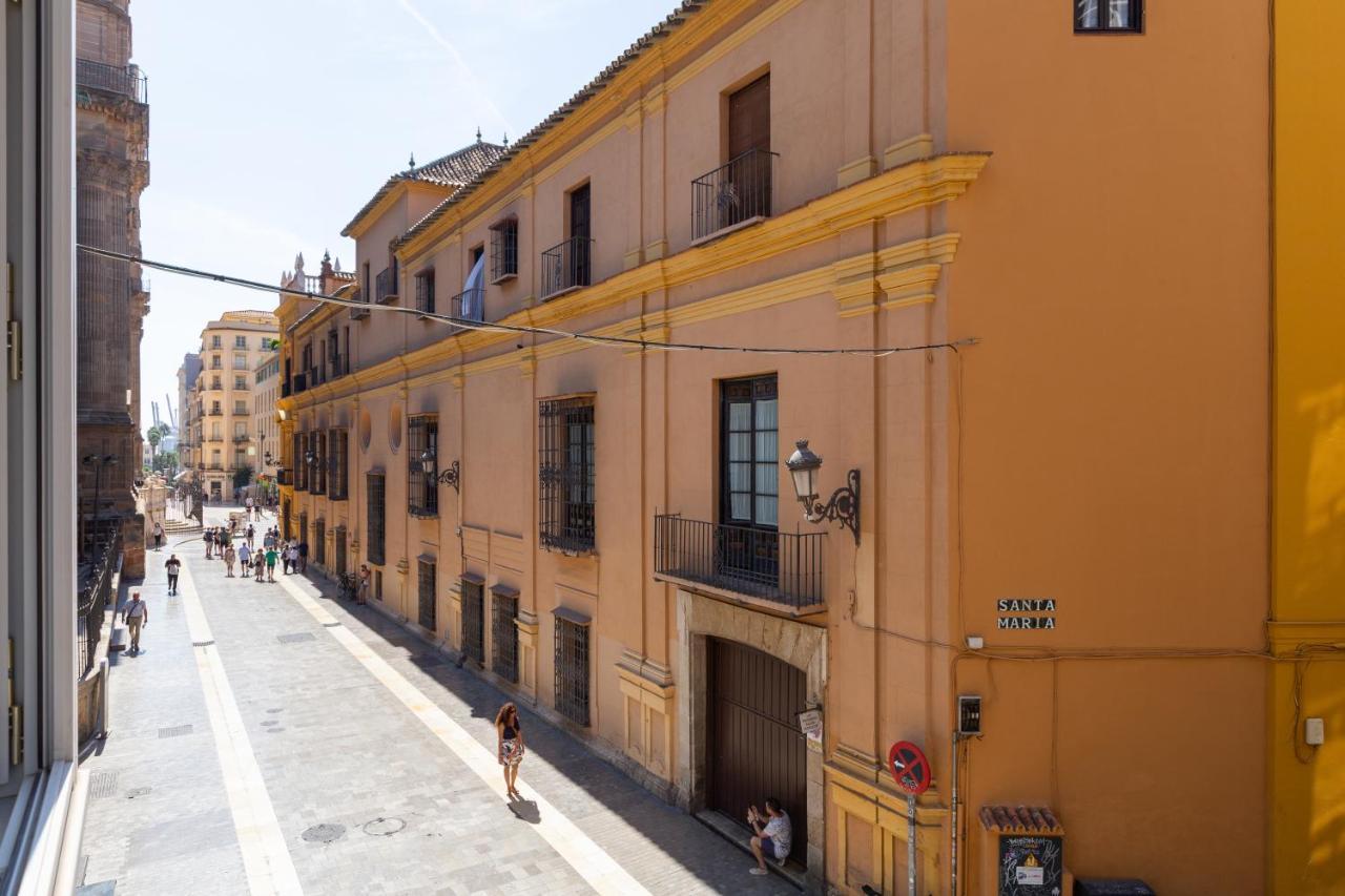 Luminoso Apartamento De Dos Habitaciones Con Vistas A Las Catedral มาลากา ภายนอก รูปภาพ