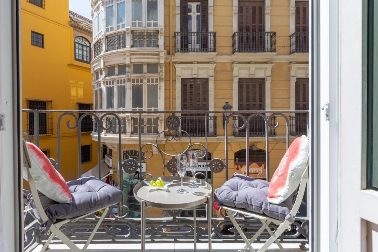 Luminoso Apartamento De Dos Habitaciones Con Vistas A Las Catedral มาลากา ภายนอก รูปภาพ