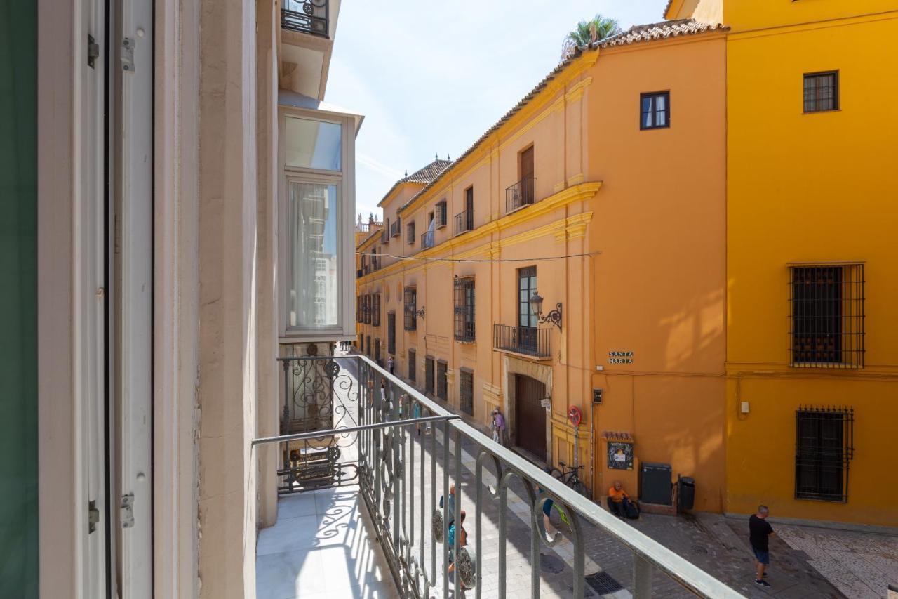 Luminoso Apartamento De Dos Habitaciones Con Vistas A Las Catedral มาลากา ภายนอก รูปภาพ
